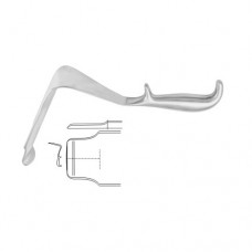St. Marks Pelvis Retractor Stainless Steel, 33 cm - 13" Blade Size 195 x 60 mm - 60 x 45 mm
